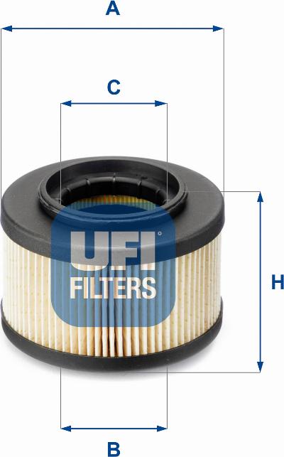 UFI 26.013.00 - Топливный фильтр unicars.by