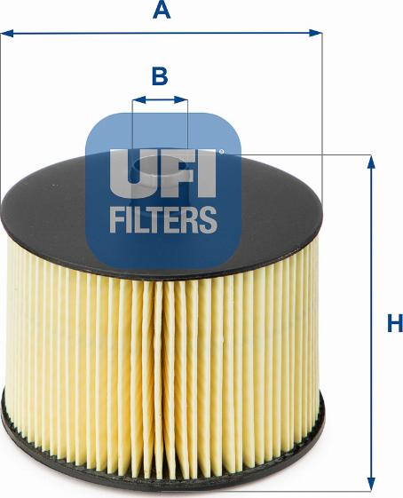 UFI 26.022.00 - Топливный фильтр unicars.by