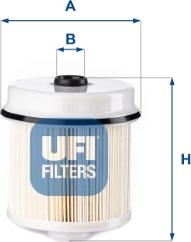 UFI 26.132.00 - Топливный фильтр unicars.by