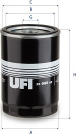 UFI 23.698.00 - Масляный фильтр unicars.by