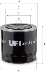 UFI 23.653.00 - Масляный фильтр unicars.by