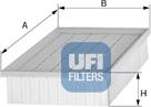 UFI 30.178.00 - Воздушный фильтр, двигатель unicars.by