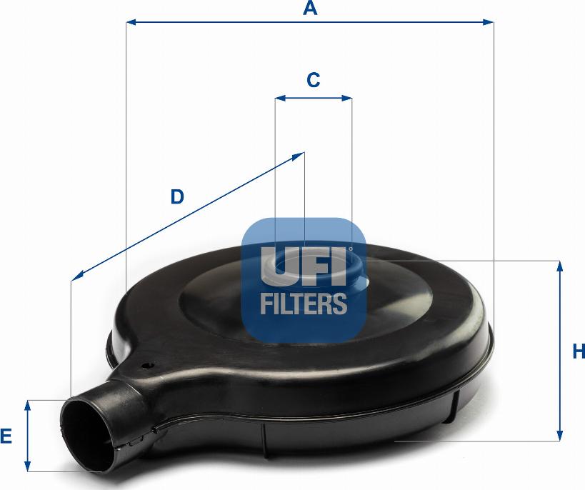 UFI 27.110.00 - Воздушный фильтр, двигатель unicars.by