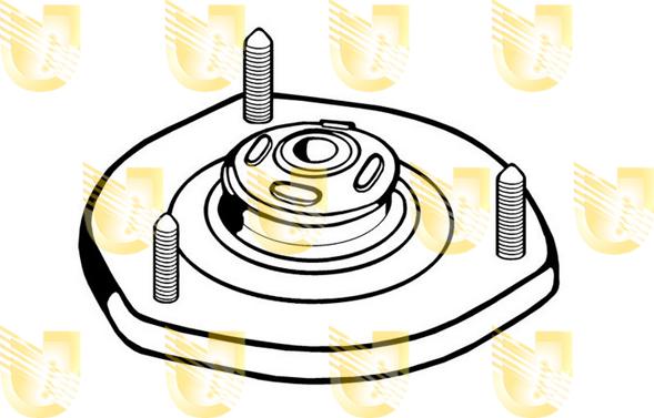 Unigom 390028 - Опора стойки амортизатора, подушка unicars.by