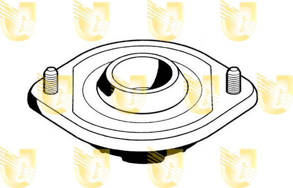 Unigom 391504 - Опора стойки амортизатора, подушка unicars.by