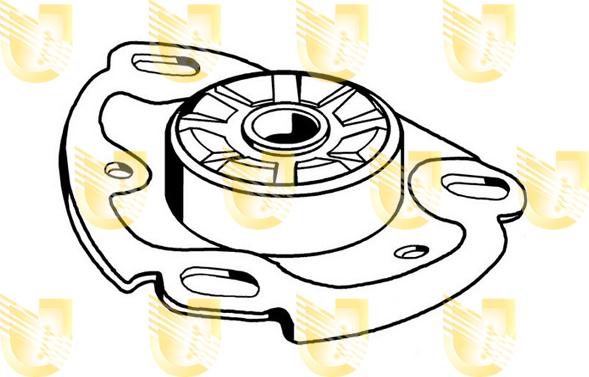 Unigom 391113 - Опора стойки амортизатора, подушка unicars.by