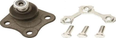 ÜRO Parts 1J0407366J - Шаровая опора, несущий / направляющий шарнир unicars.by