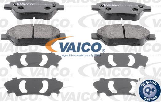 VAICO V24-0099 - Тормозные колодки, дисковые, комплект unicars.by