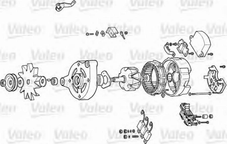 Valeo 9AL3776G - Генератор unicars.by