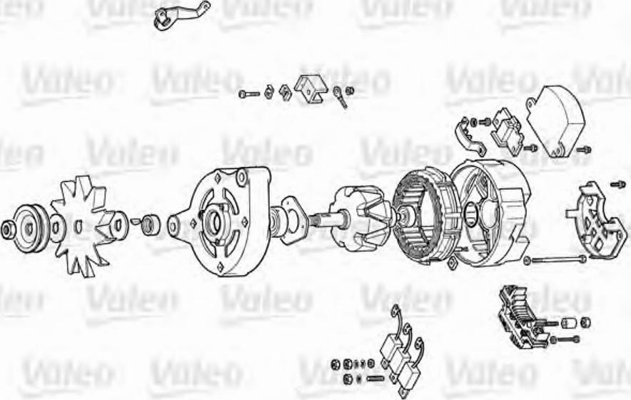 Valeo 9AL2505P - Генератор unicars.by