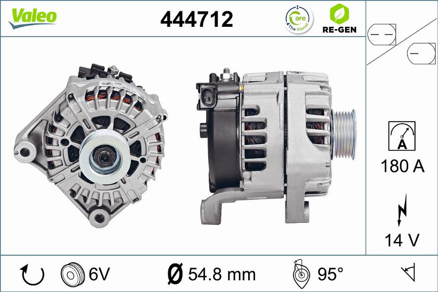 Valeo 444712 - Генератор unicars.by