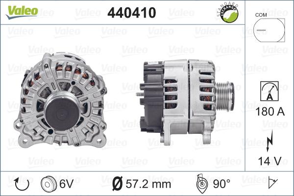 Valeo 440410 - Генератор unicars.by