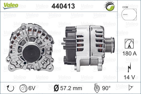 Valeo 440413 - Генератор unicars.by