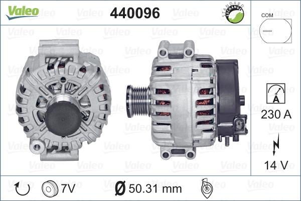 Valeo 440096 - Генератор unicars.by