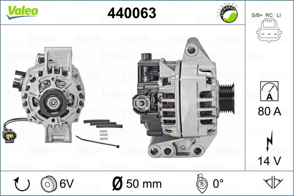 Valeo 440063 - Генератор unicars.by