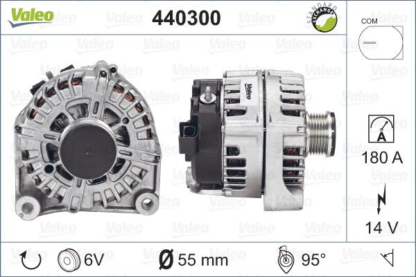 Valeo 440300 - Генератор unicars.by