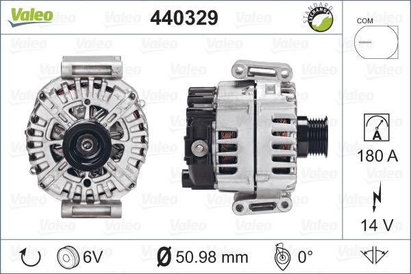 Valeo 440329 - Генератор unicars.by