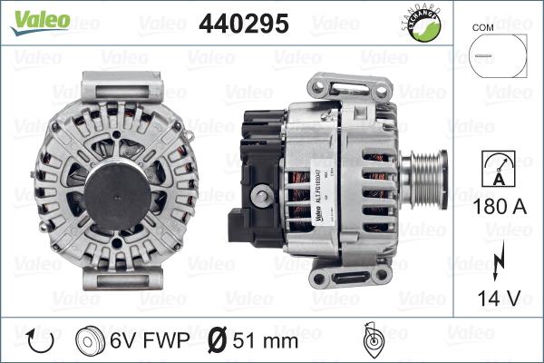 Valeo 440295 - Генератор unicars.by