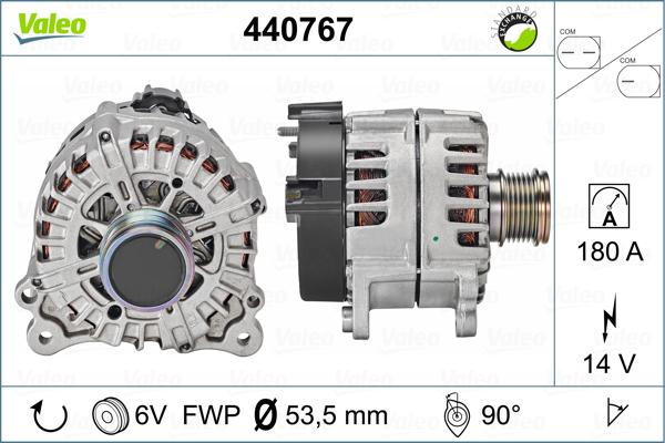 Valeo 440767 - Генератор unicars.by