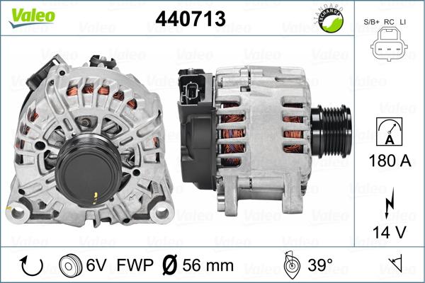 Valeo 440713 - Генератор unicars.by