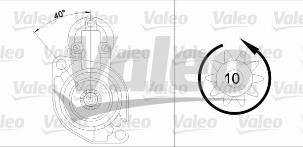 Valeo 455942 - Стартер unicars.by