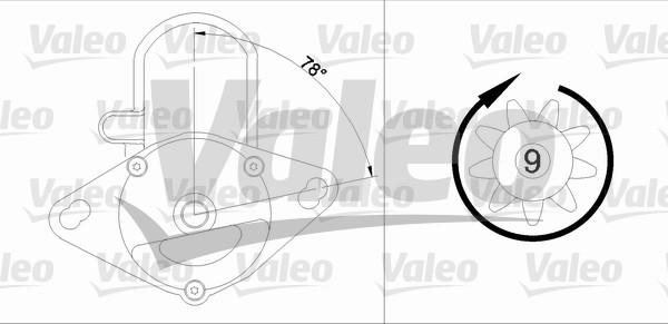 Valeo 455951 - Стартер unicars.by