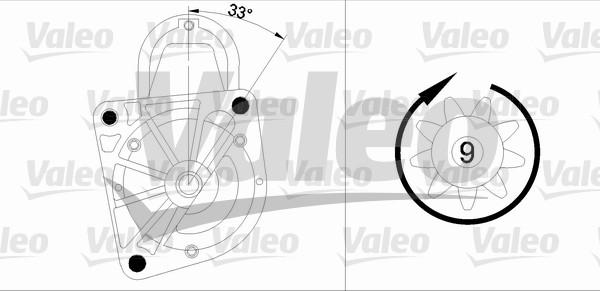 Valeo 455958 - Стартер unicars.by