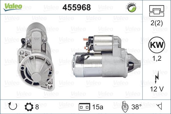 Valeo 455968 - Стартер unicars.by