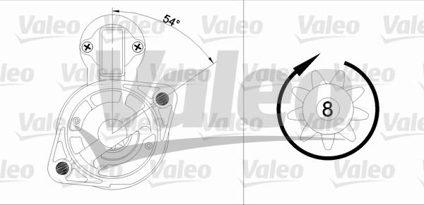 Valeo 455963 - Стартер unicars.by