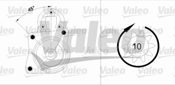 Valeo 455904 - Стартер unicars.by