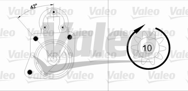 Valeo 455903 - Стартер unicars.by