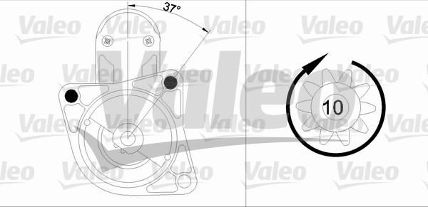 Valeo 455915 - Стартер unicars.by