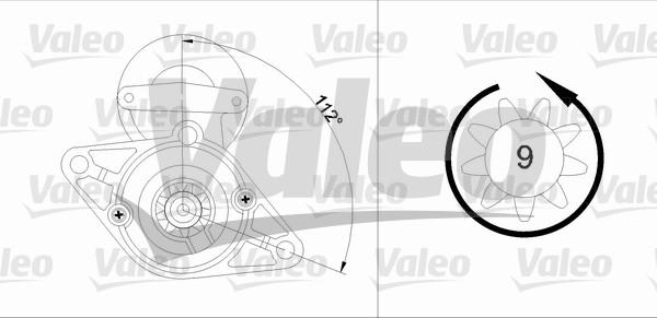 Valeo 455916 - Стартер unicars.by