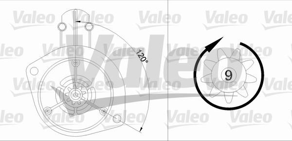 Valeo 455911 - Стартер unicars.by