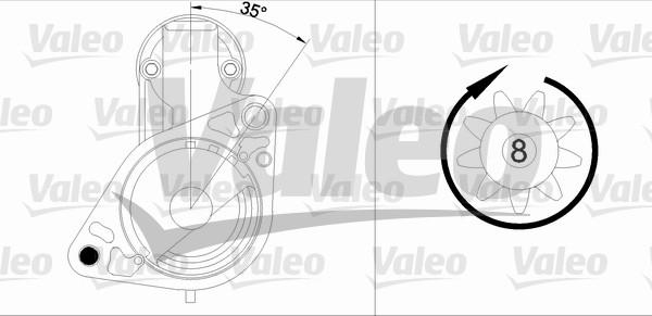 Valeo 455984 - Стартер unicars.by