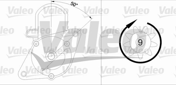 Valeo 455931 - Стартер unicars.by