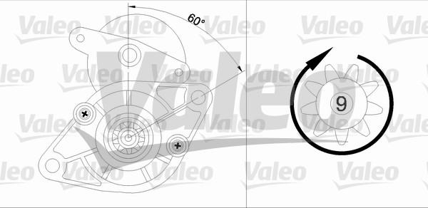 Valeo 455924 - Стартер unicars.by