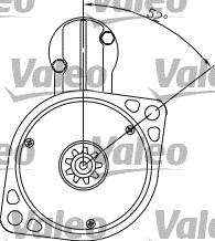 Valeo 455925 - Стартер unicars.by