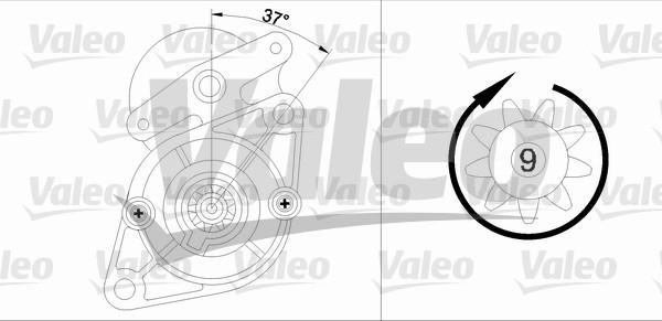 Valeo 455921 - Стартер unicars.by