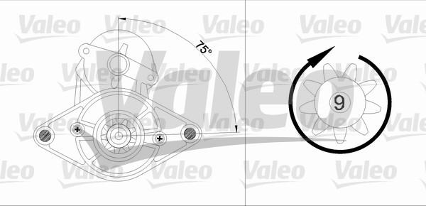 Valeo 455923 - Стартер unicars.by