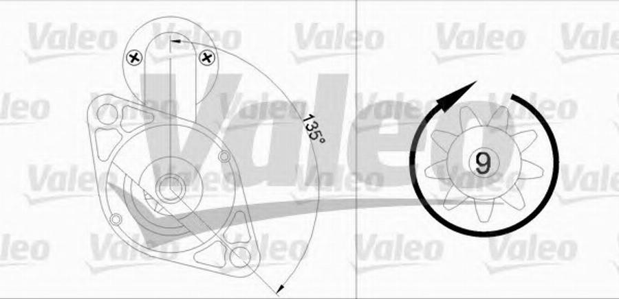 Valeo 455922 - Стартер unicars.by