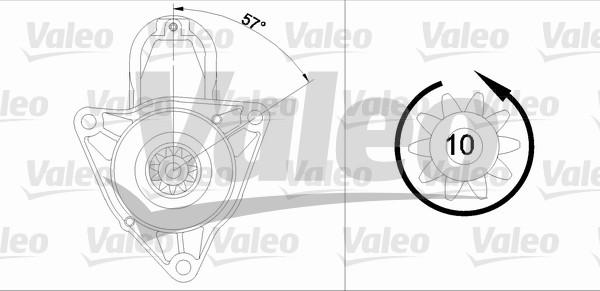 Valeo 455979 - Стартер unicars.by