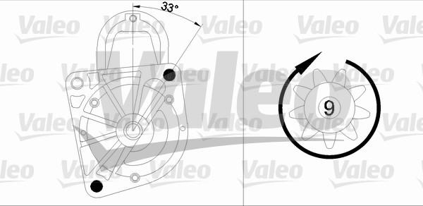 Valeo 455975 - Стартер unicars.by