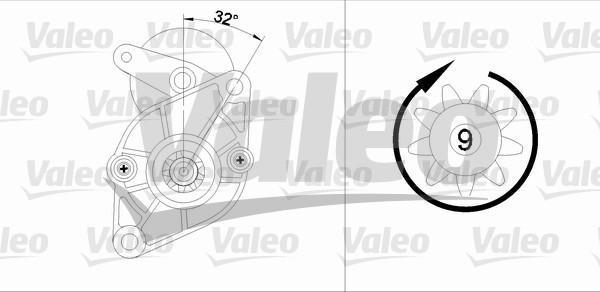 Valeo 455599 - Стартер unicars.by