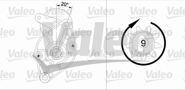 Valeo 455594 - Стартер unicars.by