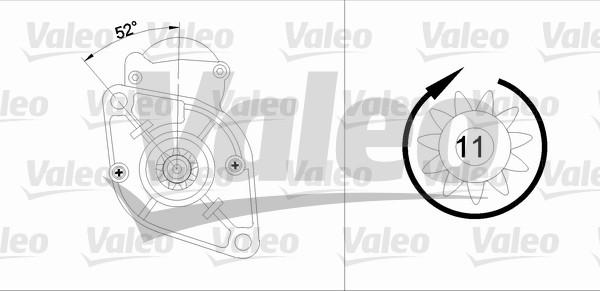 Valeo 455595 - Стартер unicars.by