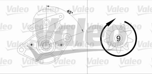 Valeo 455591 - Стартер unicars.by