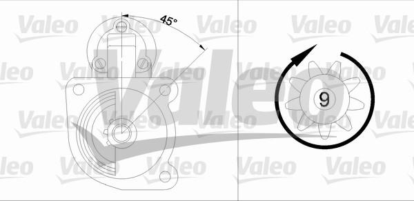 Valeo 455545 - Стартер unicars.by