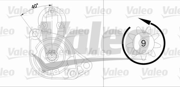 Valeo 455548 - Стартер unicars.by