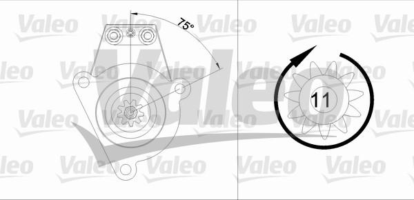 Valeo 455542 - Стартер unicars.by